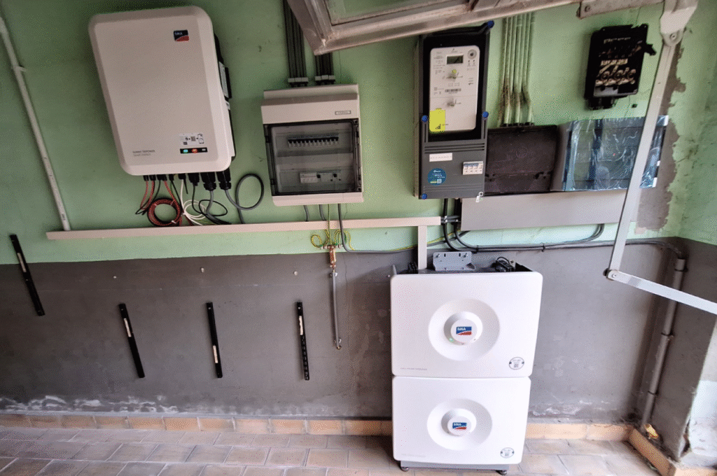 SMA omvormer + SMA thuisbatterij